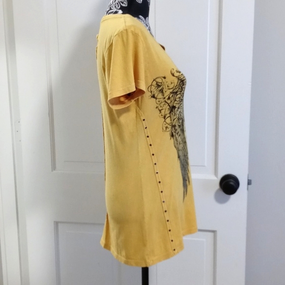 🆕️ 🖤HTF Affliction🖤 - Capri S/S U-Neck Tee - Picture 8 of 11